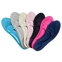 4D Sport Sponge Soft Insole High Heel Shoe Pad Pain Relief Insert Cushion Pad Rose