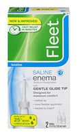Fleet Laxative Saline Enema | 4.5 oz | 2 count | Fast Constipation Relief in Minutes