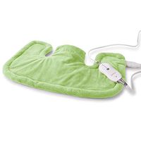 Sunbeam Heating Pad for Neck & Shoulder Pain Relief | Standard Size Renue, 4 Heat Settings with Auto-Off | Spa Green, 14-Inch x 22-Inch