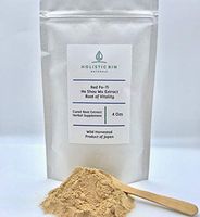 Red Fo-Ti/He Shou Wu Fermented Herbal Extract Powder by Holistic Bin - Root of Vitality 4 oz - (75 Servings) Includes Bamboo Serving Spoon.