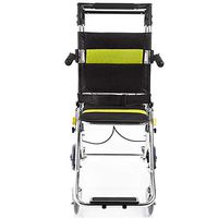 ChenCheng Portable Wheelchair, Lightweight Folding Hand Push Wheelchair, Aluminum Alloy Skeleton Easy to Carry The Elderly Medical Supplies