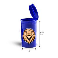 Lion Head Mascot First Aid Case Pill Container ID 7190B