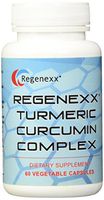 Regenexx Turmeric Curcumin Complex, 95% Curcuminoid extract with BioPerine. 60-Count, Veggie Caps. Enhanced Absorption Formula.
