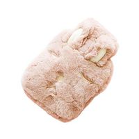 Kanngest Premium Classic Rubber Hot Water Bottle with Cute Rabbit Soft Fleece Cover Great for Pain Relief, Hot and Cold Therapy