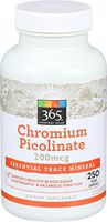 365 Everyday Value, Chromium Picolinate 200mcg, 250 ct