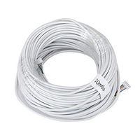 MOUNTAINONE 30M 2.546P 6 wire cable for video intercom Color Video Door Phone doorbell wired Intercom cable