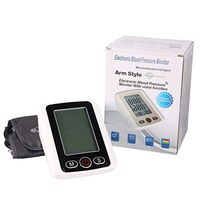 YUWJ Automatic Watch Blood Pressure Monitor Digital Blood Pressure Machine Table Voice Broadcast Portable Meter Easy and Accurate Reading White Suitable for Home use