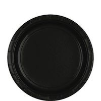 Round Paper Plates | 20ct (9 inch, Jet Black)