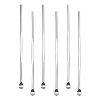 SUPVOX Stainless Steel Ear Pick Ear Spoon Ear Curette Earwax Cleaner Ear Care Removal Tools 6pcs