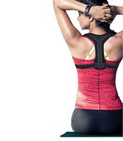 Posture Corrector with Vacuum pad Tension Band for Women and Men Resistance Band for Fix Upper Back Pain Posture Brace for Improve Bad Posture One Size