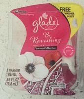 Glade Plugins, Be Ravishing - Magnolia & Rose Essence Starter Kit, 1 Warmer and 1 0.67 oz Refill