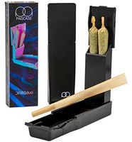 JPAQduo - The #1 Ultra-Sleek Joint Holder, Crush-Proof Doob Tube, and Cigarette Case, Holds 2 King Size Prerolls, Portable, Compact Joint Holder (Black)