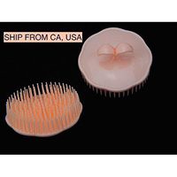 2 Pcs Hair Head Body Scalp Washing Massager Shampoo Brush