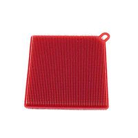 bjduck99 Soft Square Shape Silicone Dish Washing Scrubber Kitchen Cleaning Household Tool