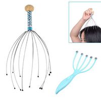 Scalp Massage Kit - 1 Scalp Scratcher and 1 Roller Ball Claw Massager -High Quality-Durable Relaxes and Rejuvenates - Stimulates Blood Circulation - Keeps Your Scalp Clean and Healthy