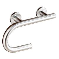 QXINGIA Bathroom Armrests Safe Wall-Mounted Stainless Steel Anti Slip Elderly Pregnant Women Booster Armrests,Chrome