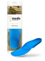 Premium Orthotic Insoles with Arch Supports, Metatarsal and Heel Cushion, Medo Memopur, All Sizes (37 EUR / 6 US / 4 UK/Women)