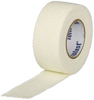 Tensoplast Elastic Athletic Tape, Provides Medium Support or Compression with High Adhesive Properties, Water Repellent and Air Permeable, White, 1" X 5 Yards, Roll