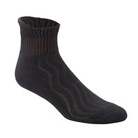 Md Diabetic Ankle Sock Bl Size Large Md Diabetic Seamless Toe Ankle Sock Black Large