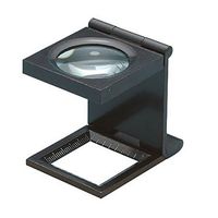 Alvin Folding Linen Tester, 5X Magnification with Case, 1 x 1 inch (S387)