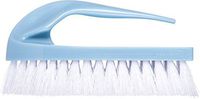 Carlisle 3628900 Iron-Style Handle Scrub Brush, Blue Plastic Block, 1"-Long White Polypropylene Bristles, 6" L x 2-1/2" W (Case of 48)