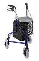 Duro-Med 3-Wheel Aluminum Rollator, Champagne