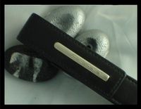 AT cross MAGNETIC BLACK LEATHER PEN CASE NEW