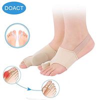 Bunion Corrector and Bunion Relief with Toe Separators, Hallux Valgus Corrector for Big Toe Tailors Hammer Toe Pain Relief, Bunion Splint Pad for Women and Men Anti-Slip 2 Pairs