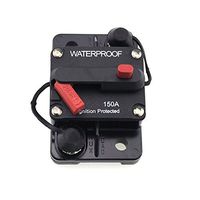 T Tocas 150 Amp Circuit Breaker with Manual Reset, 12V- 72VDC, Waterproof (150A)