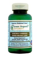 Organic Garcinia Cambogia Supplement with 50% HCA Extract for Weight Loss, Appetite Suppressant, Fat Burner, Lean Body & Boost Metabolism, Gluten-Free Dietary Supplements