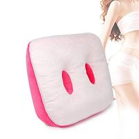 Lift Hips Up Seat Cushion, Comfy Orthopedic Memory Foam Support Cushion for Sciatica Tailbone and Hip Pain Fits in Car Seat, Home, Office,Pink
