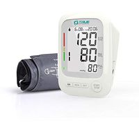 True INTERGRAL Arm Blood Pressure Monitor with Large Display, Upper Arm Cuf,Heart Rate Pulse, Set Also Comes with Tubing and Device Bag (Batteries Included)- FDA Approved