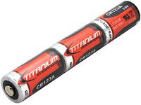 Titanium Innovations CR123A 3V 1400mAh Lithium Photo Battery, Box of 144, Wrapped in Stacks of 3 Pieces Each