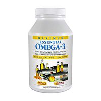 Andrew Lessman Maximum Essential Omega-3 Orange 180 Softgels - High Potency Omega-3 Oils. High DHA, No Fishy Aftertaste, No Stomach Upset, No Contaminants, No Mercury. Small Easy to Swallow Softgels
