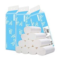 14 Rolls Toilet Paper Bulk Rolls 4-Ply Soft Toilet Paper Rolls Bathroom Accessories Tissue Paper | Funny Gift Toilet Paper (White)