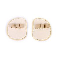 Frcolor Footful 1 Pair Mallet Overlapping Toe Straightener 3-Toe Spreader Correctors