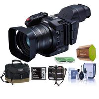 Canon XC10 4K Professional Camcorder - Bundle with Video Bag, 64GB Cfast Card, Cleaning Kit, Spare Battery, Memory Wallet, Card Reader