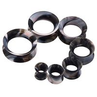 Ear gauges ear plugs Low Profile Silicone Ear ultra thin flesh tunnels 1 pair