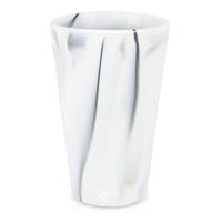 Silipint Silicone Pint Glass Set, Patented, BPA-Free, Shatter-proof, Unbreakable Silicone Cup Drinkware (Single, Mountain Marble)