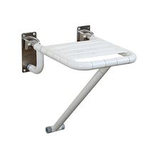 Tx Folding Shower Chair-Applicable to The Elderly, Pregnant Women, The Disabled (Color : White)