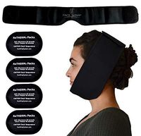 Neoprene Face Ice Pack Wrap by FaceWrap System - for Wisdom Teeth, Migraine, TMJ Relief, Oral Surgery - Head Ice Pack, Pain Relief, Heating and Cooling, Hot or Cold (FaceWrap Set)