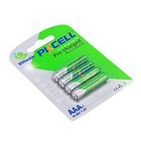 1.2v Precharged aa AAA Rechargeable Battery 1.2v Ready-to-Use Ni-mh Type Battery Count:Pcs (aaa850mAh (4pcs))