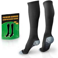 BAMS Compression Socks Women & Men- Premium Bamboo Ultra Soft No-Smell 15-20 mmHg
