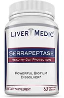 Serrapeptase, Non-GMO, Vegan, Special Enteric Coating | Enzymatic Supplement - Premium Healthy Gut, Digestive Support | 60 Veggie