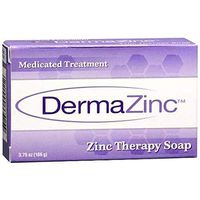 DermaZinc Zinc Therapy Soap, 4.25 Ounce (120 gram) Per Bar - 6 Pack