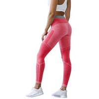 Women Yoga Pants, Neartime 2018 New Sports Leggings Mid Waist Running Pants Fitness Elastic Leggings (S, Pink)