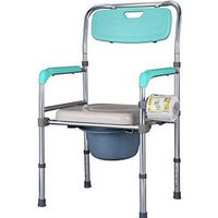 ZDONGU ZJBDQ Mobile Commode Chair Elderly Women Toilet Toilet Toilet Chair Aluminum Alloy Folding Chair Four-Leg Mobile Toilet