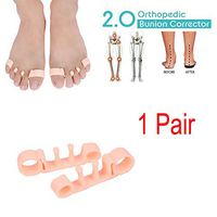 ENFLNI - Orthopedic Bunion Corrector 2.0 Toe Separators Elastic Straighteners Spacers (1 Pair)