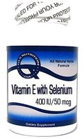 Natural Vitamin E with Selenium 400 IU/50 mcg 200 Capsules ^GLS