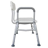 haptern Bath Chair Tub Transfer Bench 3 Blow Molding Plates Aluminum Alloy Elderly Bath Chair for Elderly and Disabled Delightful